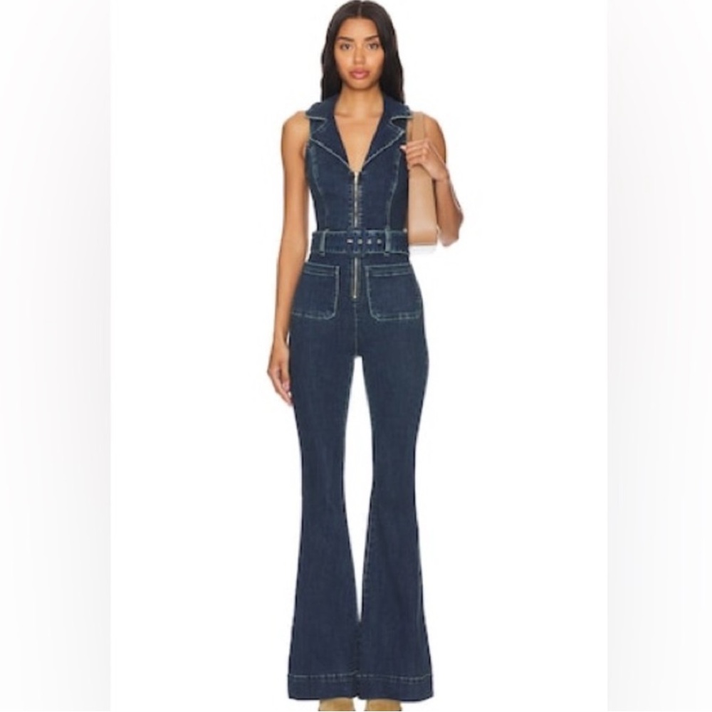 Show Me Your Mumu Jacksonville Denim Jumpsuit
